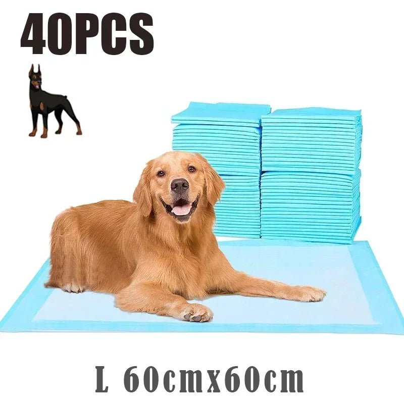 120-Pack Ultra Absorbent 33x45cm Pet Diaper Pads for Dogs &Cats, Odor-Control Puppy Pee Mats, Disposable Litter Toilet Solutions