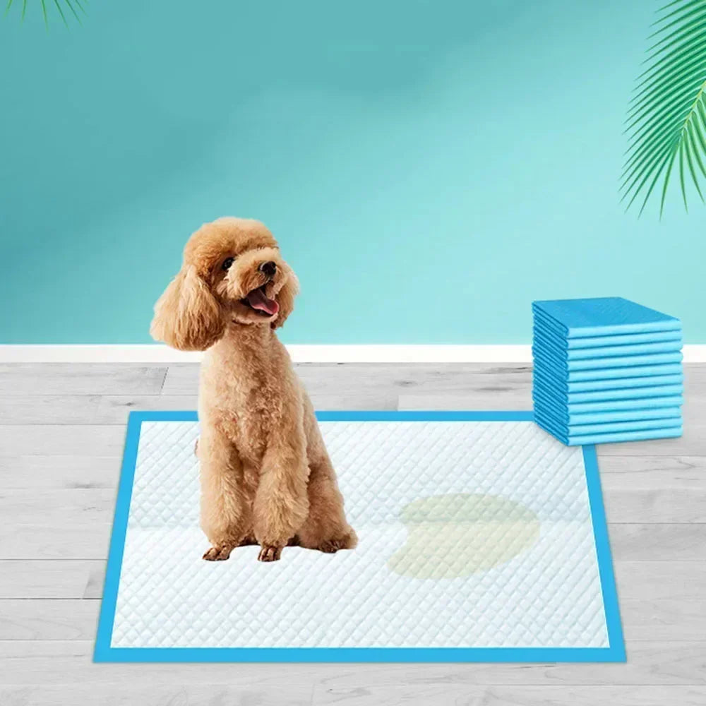 120-Pack Ultra Absorbent 33x45cm Pet Diaper Pads for Dogs &Cats, Odor-Control Puppy Pee Mats, Disposable Litter Toilet Solutions