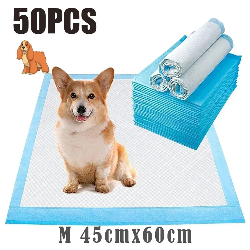 120-Pack Ultra Absorbent 33x45cm Pet Diaper Pads for Dogs &Cats, Odor-Control Puppy Pee Mats, Disposable Litter Toilet Solutions