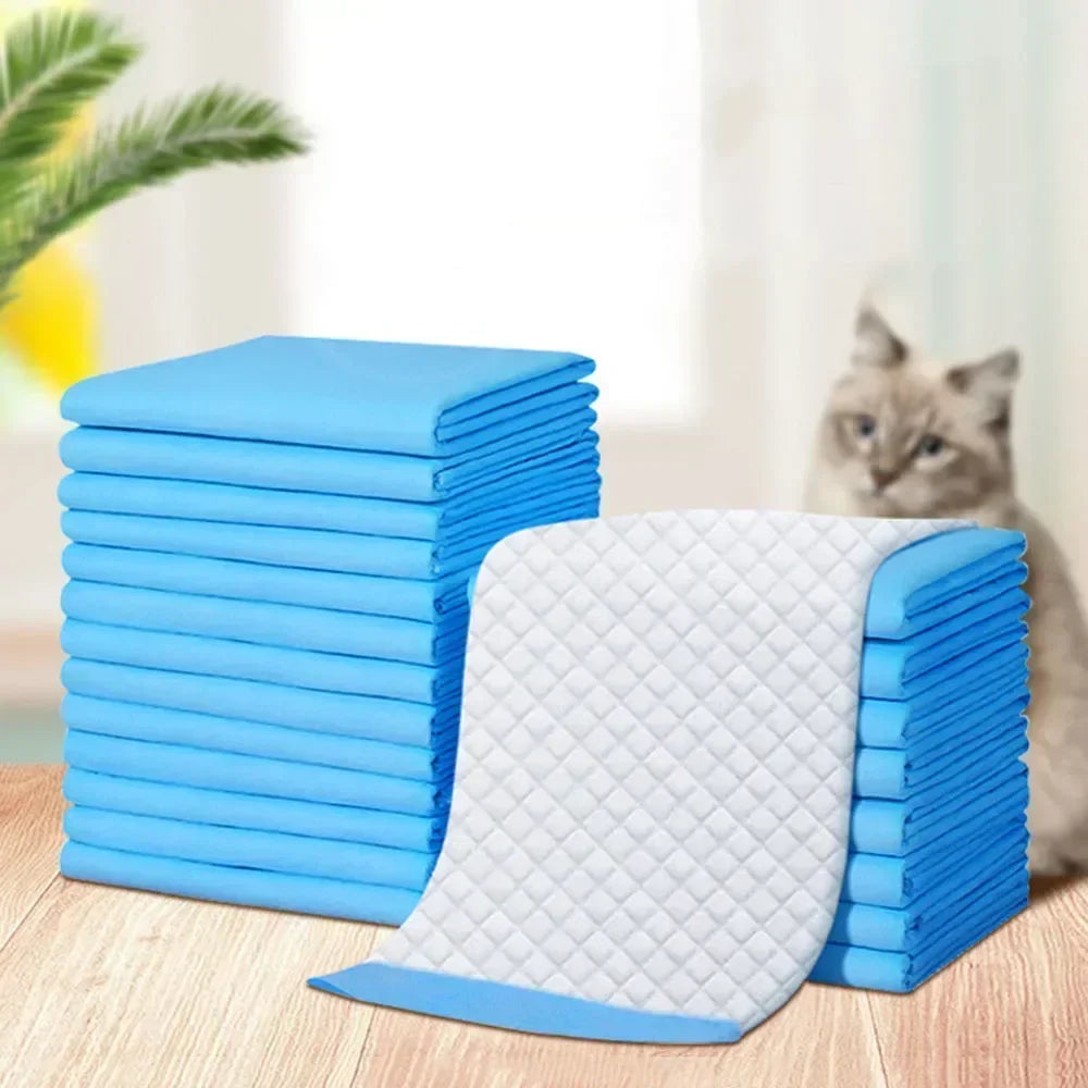 120-Pack Ultra Absorbent 33x45cm Pet Diaper Pads for Dogs &Cats, Odor-Control Puppy Pee Mats, Disposable Litter Toilet Solutions