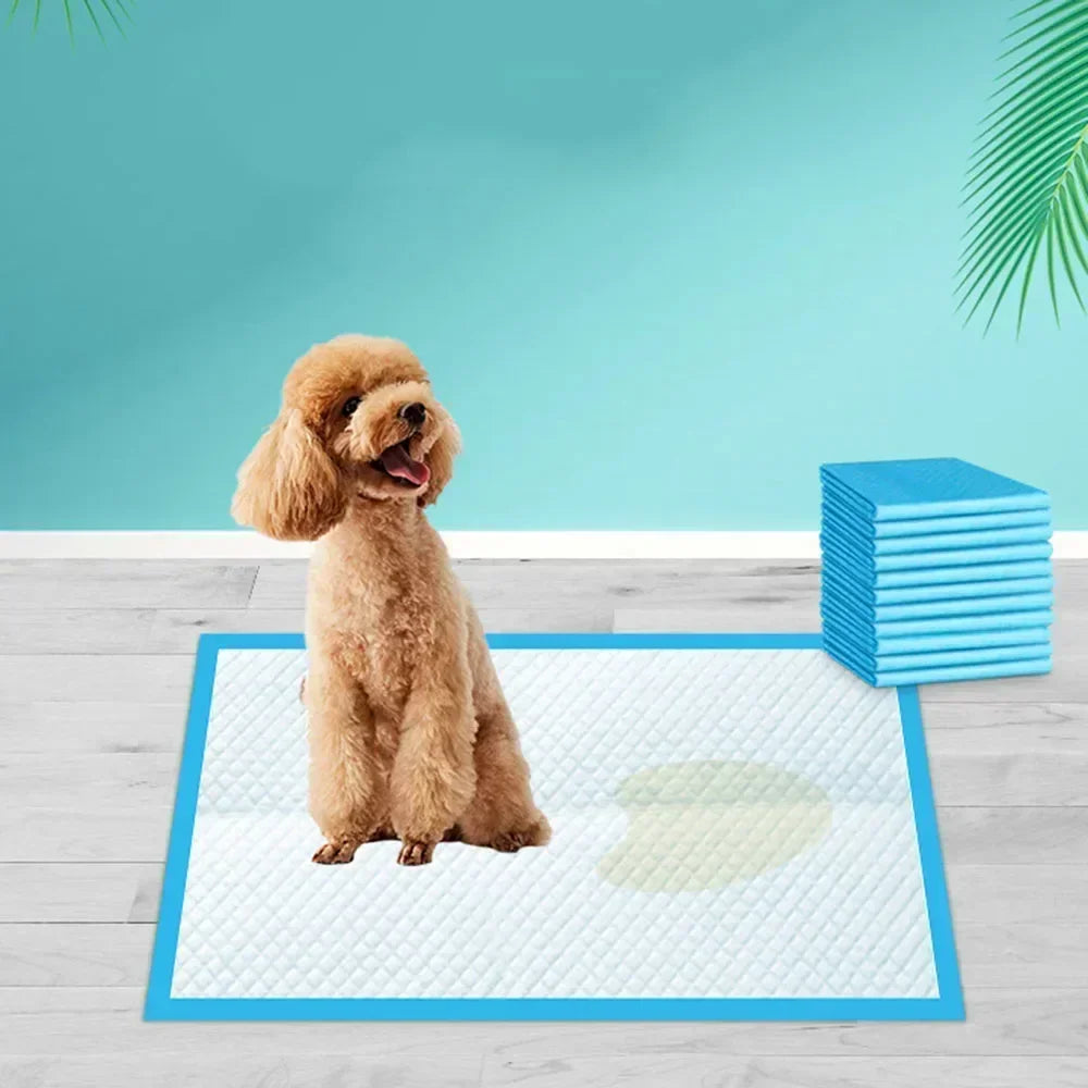 120-Pack Ultra Absorbent 33x45cm Pet Diaper Pads for Dogs &Cats, Odor-Control Puppy Pee Mats, Disposable Litter Toilet Solutions